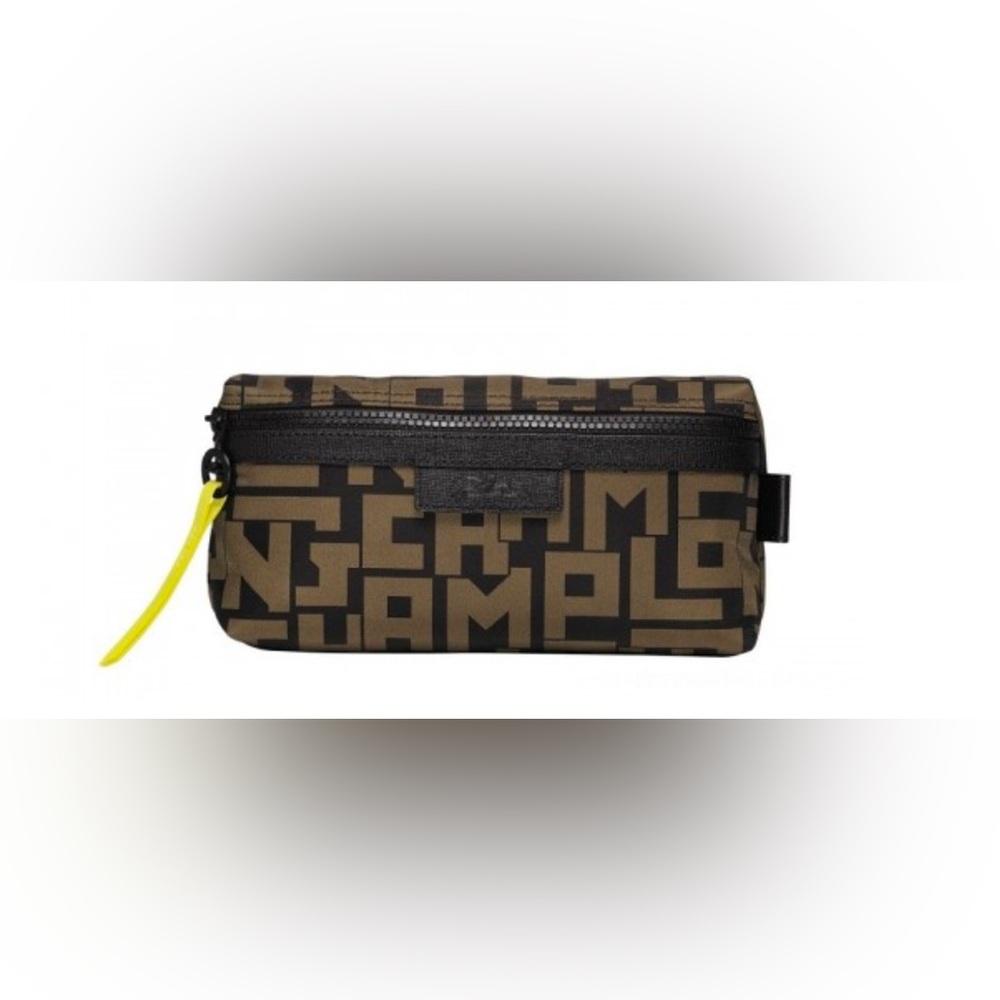 LONGCHAMP LE PLIAGE LGP COSMETIC POUCH BLACK-KHAKI